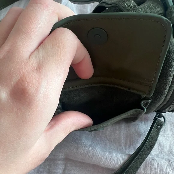 Zara Olive Green Mini Bag - Picture 7 of 8